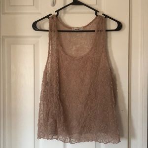 Free People mesh top